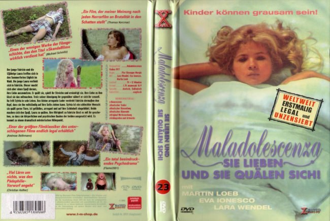 Maladolescenza (1977 + English subtitles) original video [Real nudism]