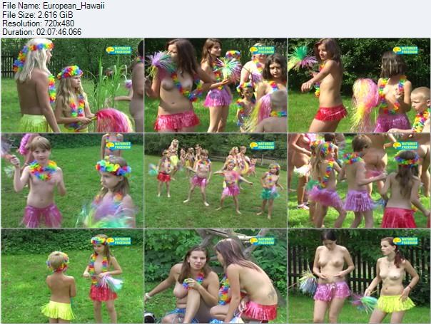 Naturist Freedom video European hawaii [Real nudism]
