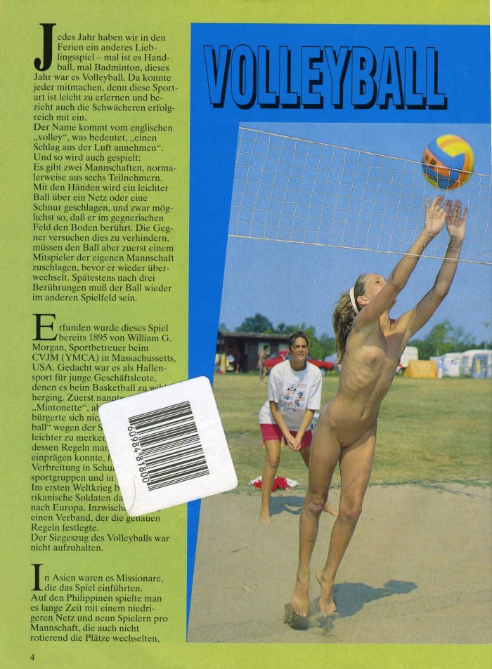 Jung und Frei Nr.87 - naked rest nudists and volleyball [Real nudism]