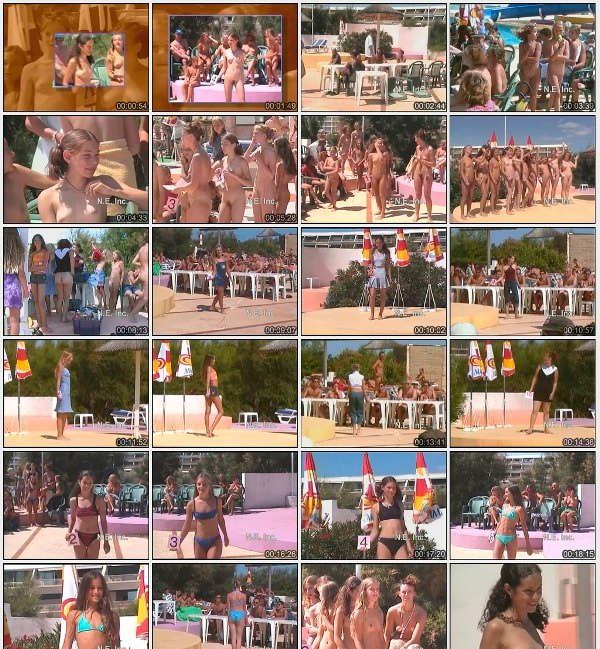 Young girls nudist France beauty contest all series [Real nudism]