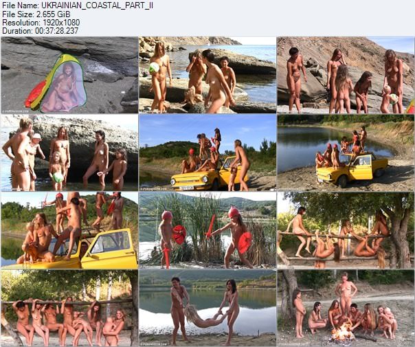 Nudism video - 2.65 GB - Ukrainian coastal [Real nudism]