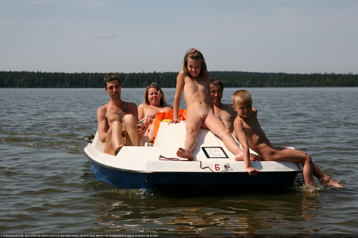 Canadian nudists in the forest on the lake camped Purenudism photo [Real nudism]