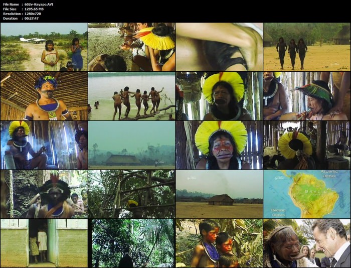 Kayapo - native indians Brazil Naturism Documentary video [Real nudism]